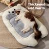 Panda Plu Cats Mat Winter Warm Pet Mat Soft Comfortable Pet Bed Removable Washable Cute Plush Cat Dog Sleeping Nest Pet Supplies