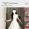 High-End White Sleeveless Slimming Camisole Dress for Girls with Inner Layer - Perfect for Spring Birthdays