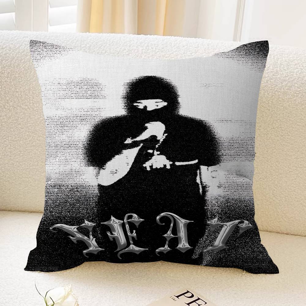Rap YYeat Cushion Cover Polyester Sofa Cushions Decorative Throw Pillows Home Decoration Pillowcover