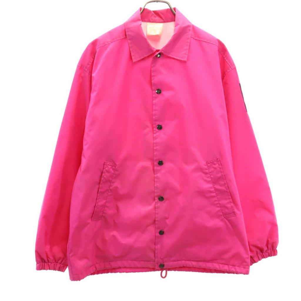 HELLY HANSEN 80s vintage Nylon Coach jacket L Pink Men's Used