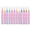 12 Color 0.5mm Needle Tip Nail Painted Graffiti Pen DIY Quick Drying Dot Flower Hook Line Waterproof Acrylic Pigment Pen