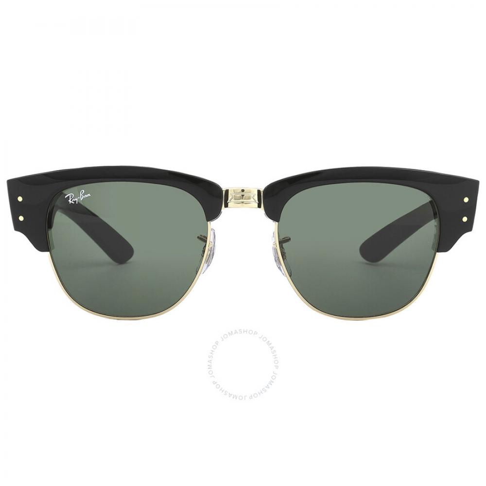 

Ray Ban Mega Clubmaster Green Square Unisex Sunglasses RB0316S 901 31 53