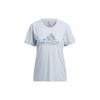 T Shirts Women's White Crew Neck Moderate Straight Fit GQ9413