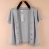 Spring Summer Women's Short Thin Long Sve Knitted Cardigan Outerwear Large Size Air Conditioning Shirt