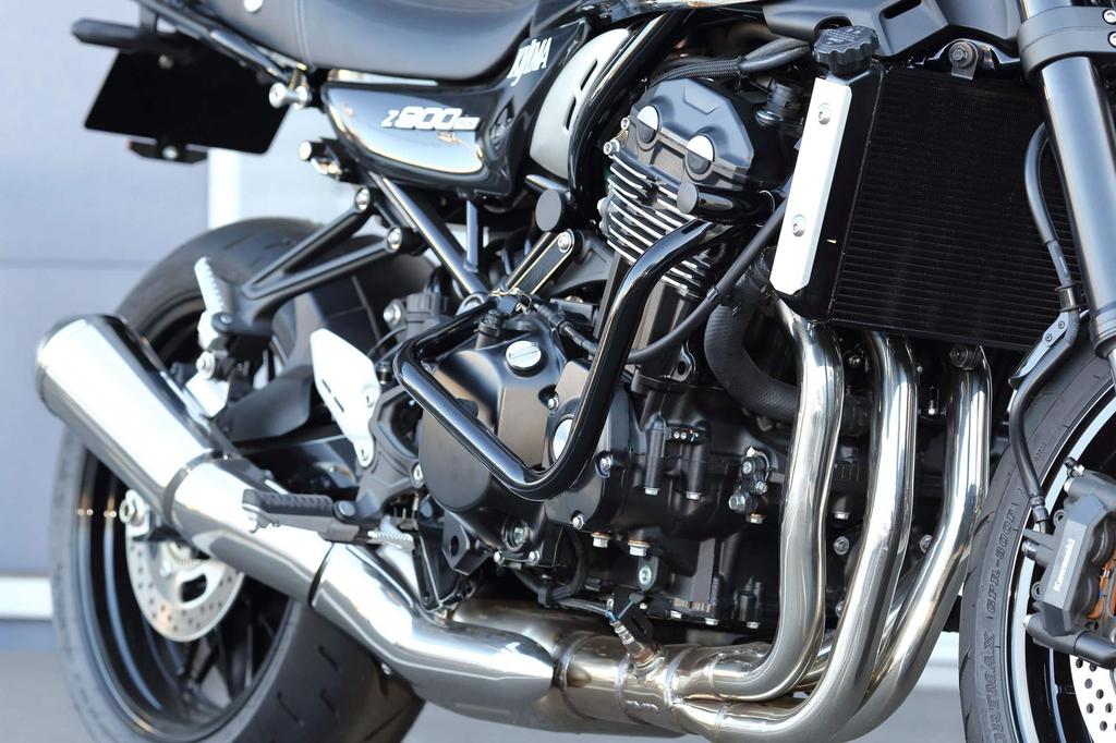 Kijima Motorcycle Parts Steel Engine Z900RS/CAFE ('18-) Guard, Black, 405-237