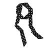 Influencer Style Silk Scarf: Hair Tie, Solid Color, Long & Narrow, Korean Style Necktie, Flowing Ribbon for Women