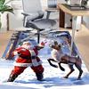 1pc Santa Claus Snowballs Carpet Office Rug Outdoor Mat Home Decor Area Carpet Festival Gift Office desk chair carpet