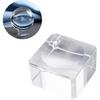 3pcs Clear Crystal Ball Stand with Concave Elegant Display Holder for Round Items for Home Office and Collectibles