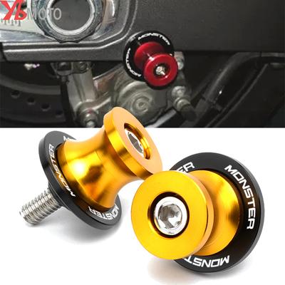Swingarm Spools For DUCATI Monster 696 796 821 1200 S2R 800 Multistrada 1200 1200S 1200GT Parts Motorcycle Slider Stand Screw