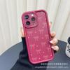 Pink bow for Apple 15 mobile phone case iphone12promax set 14/13/11/XSMAX pupil eye 16