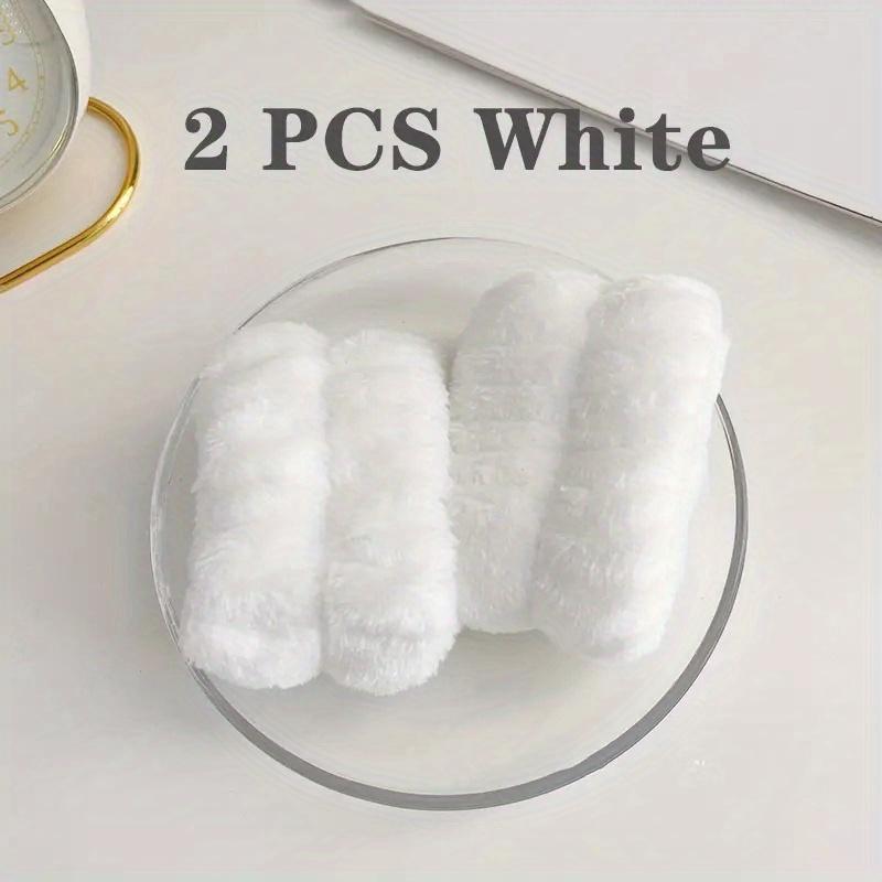 

2pcs Wash and Waterproof Wrist Strap, Wash Face Wrist Protection, Splash Proof Water To The Cuffs, Absorbent Hand Towel білий