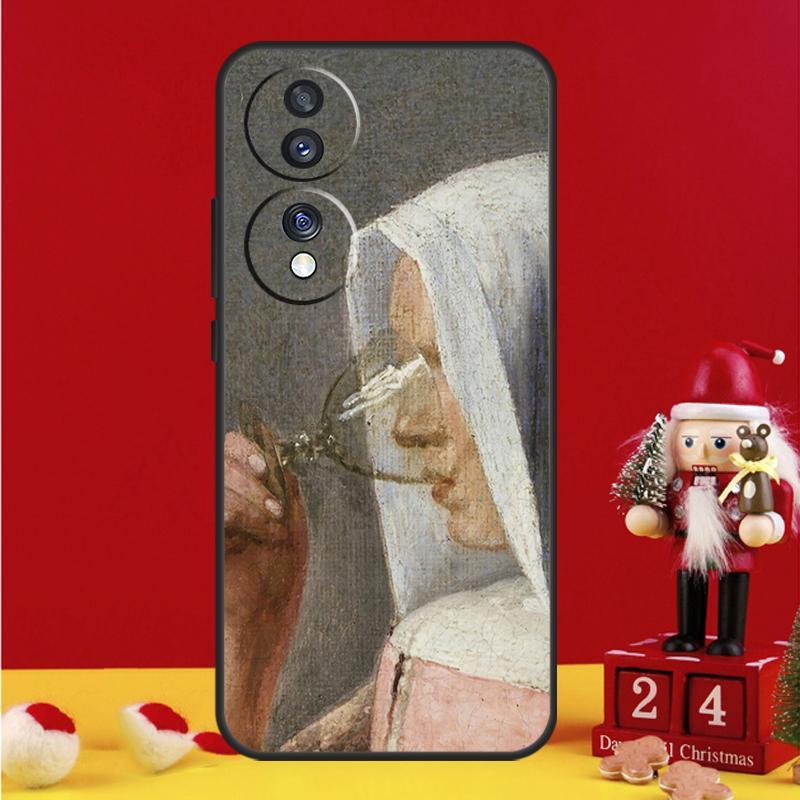 Johannes Vermeer Case For Honor Magic 5 6 7 8 Pro Honor 200 400 50 70 90 Lite X8b X8c X9a X9b X9c Win RT Cover