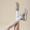 Platform-soled Forrest Gump shoes spring new round head light casual sports shoes