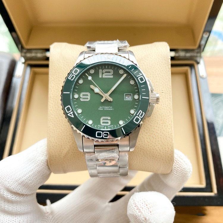 Langjia ZF Conquest Diver Herren Vollautomatische Keramik Leuchtende Wasserdichte Uhr