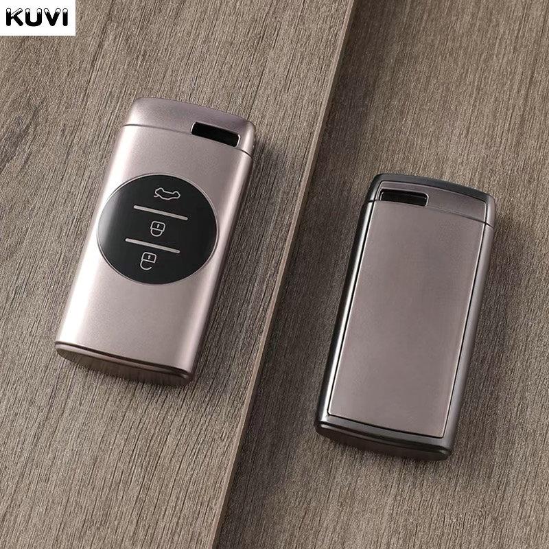 

Gun Grey Car Key Case Cover For Chery Tiggo 7 Pro 8 Pro Exeed Tiggo 2 3X Arrizo 5 Pro Gx 5X Eq7 Tiggo 4 Car Accessories Keychain