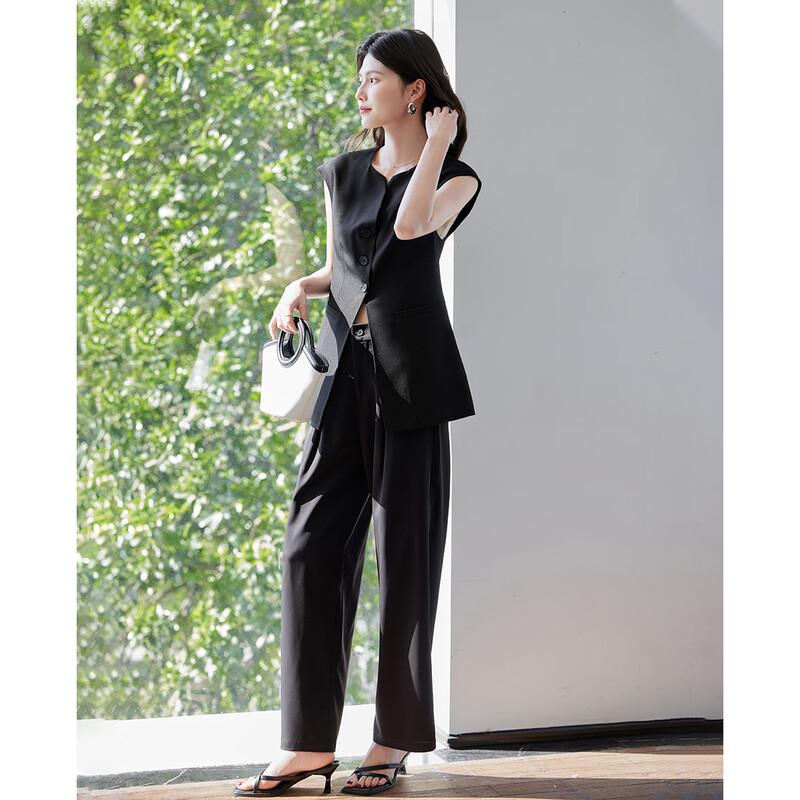 TERRE BLEUE Women s Sleeveless Vest and Pants Set L
