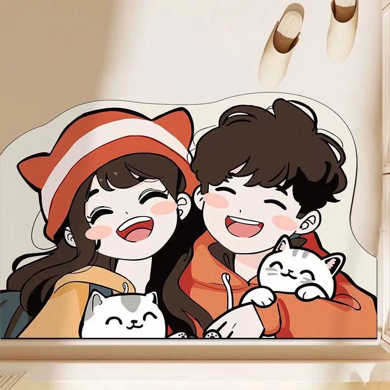 

Бытовой диатомовый коврик для туалета, нескользящий коврик для двери туалета, быстросохнущий, впитывающий воду, маленький новый двойной коврик для ног в ванной 40X60cm 15.7X23.6in