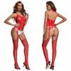 Red Bodystocking, Stockings, Outfit - Sexy Women's Erotic Lingerie