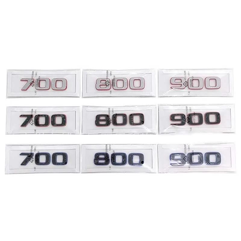3D ABS Kleurblok 700 800 900 Naambord Badge Emblem Kofferbak Sticker Voor Mercedes Benz Brabus AMG W463 W464 G500 G63 JGS2