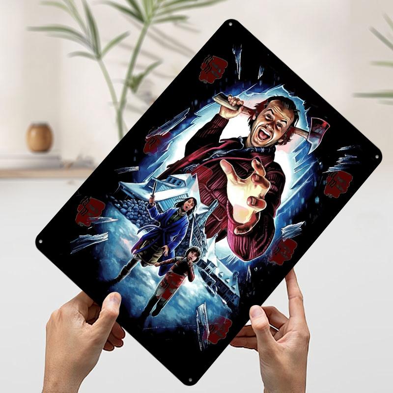 The Shining Printed Poster Customized Wall Art Retro Vintage Metal Tin Signs for Room House Decoration Bedroom Decorations Home