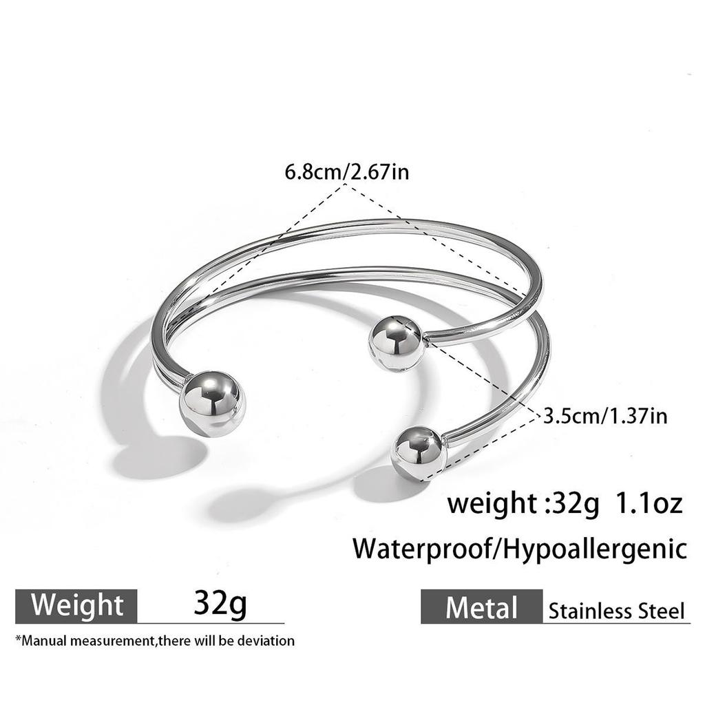 European & American Ocean Style Stainless Steel Bracelet with Starfish, Seashell, Coral Flowers, and Natural Stone Bangle Hand Jewelry.