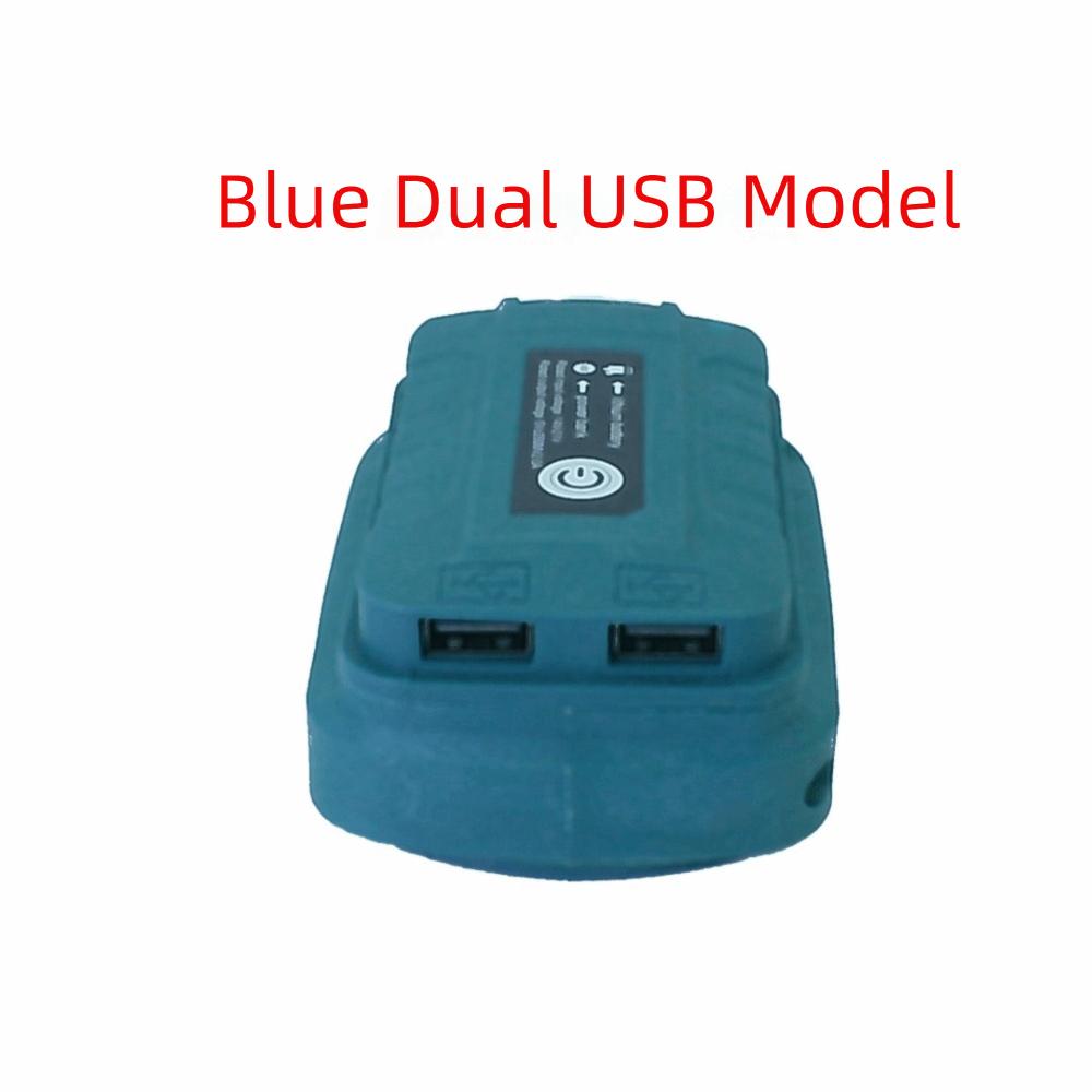 Dual USB Ports 5V 2A USB Battery Adapter for Makita  Workshop Power Tool Accessories