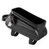 Bicycle Top Tube Bag Hard Shell Front Beam Bike Phone Touch Screen Saddle Bag
