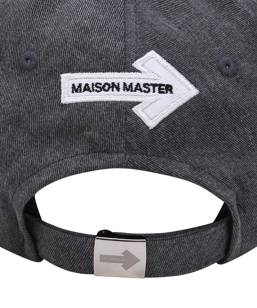 MAISON MASTER Pigment Curve Logo Ball Cap