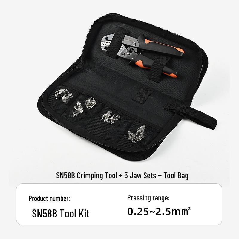 European Universal SN-58B Multifunctional Ratchet Wire Crimping Pliers Set