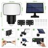 Solar Light for Outdoor Use, IP65 Waterproof [300050007000K], Solar Sensor Light, 1800mAh, Ultra-Bright 2000 Lumens, Security [3 Intelligent Modes],