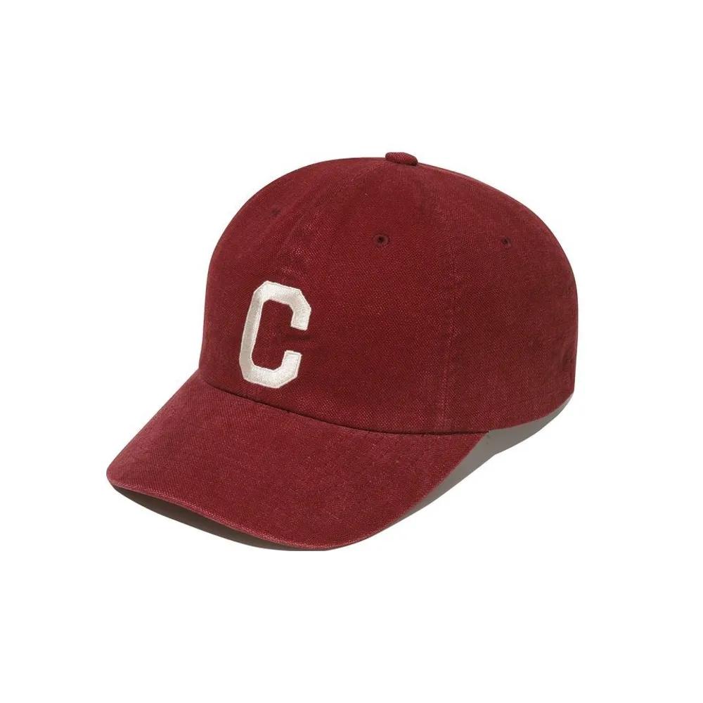[Choi Yoon-ji] C Logo Oxford Washed 6-Panel Cap Wine CO2507CA04WI 278590 F