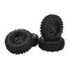 4PCS RC Crawler Tires 1.9 Inch Rubber   RC Tire with Plastic Wheel   for   1Celsius10 Remote Control Cars