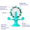 M-Modern-Dog Puzzle Interactive Cat Slow Feeder Windmill Treat Dispensing Dog With Powerful Suction Cup Pet Treat
