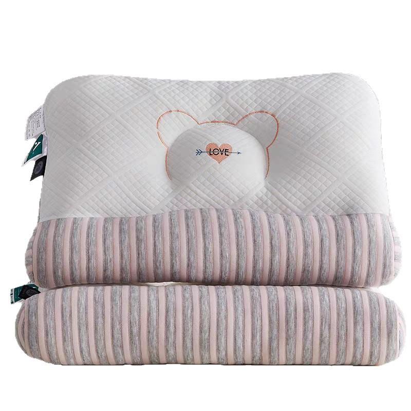 Ergonomic Cervical Support Pillow Side Sleepers Adults Teens Students Dormitory Use All Season Pair