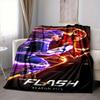1pc The Flash Blanket Lightweight Flannel Throw For Sofa, Bed, Travel, Livingroom, Office, Couch, Chair, And Bed