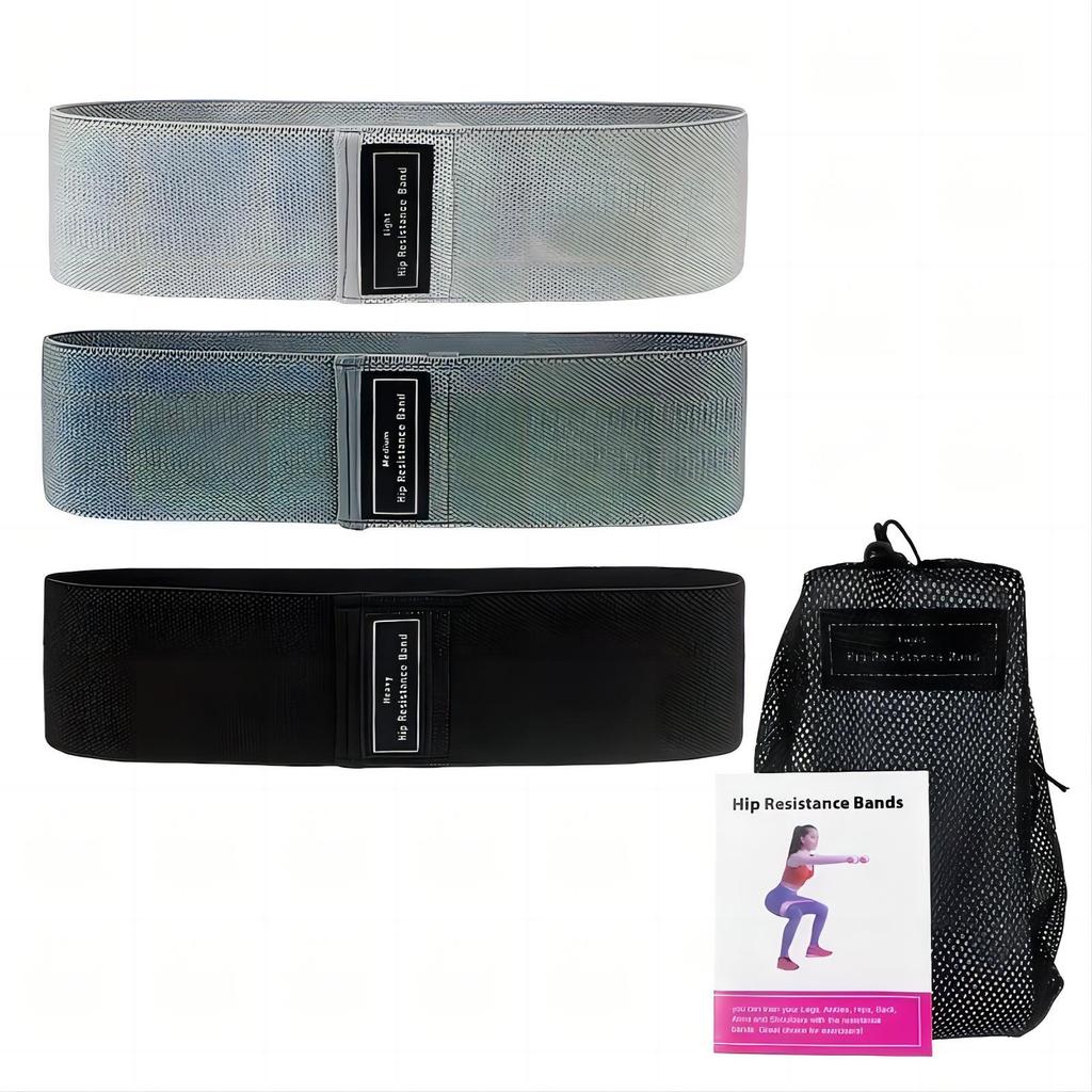 Anti-slip Yoga Hip Belt Resistance Band for Squats and Bodybuilding