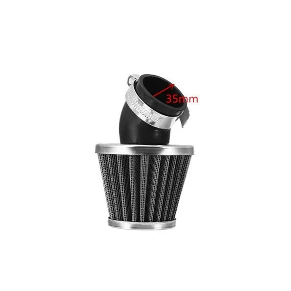 Motorcycle Air Filter 35mm 38mm 42mm 45mm 50mm Cleaner Motorbike Clamp-on 45 Degree Bend Air Intake Mushroom Head Filters Air Filters 7