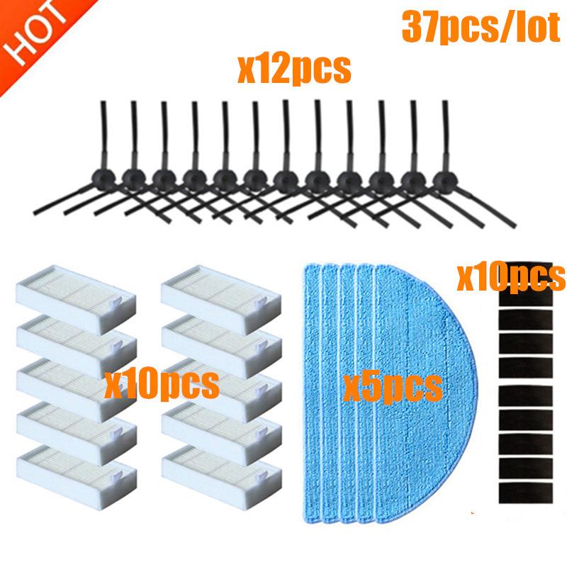 side Brush hepa Filter Mop Cloth Primary dust Filter for ilife V50 V55 ilife v5 v5s V3 V3s v5pro x5 v5s pro vacuum cleaner parts