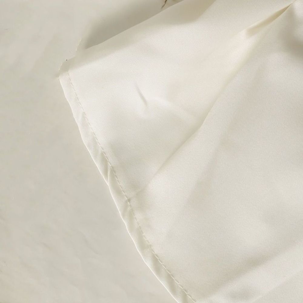 V-neck Puff Sleeve Shirt Waist-cinching Office Ladies Tops Fashion Button Up Blouse  Office