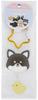 Skater ZCAKH1-69831 Chihuahua Key Chain, Size: 2.3 x 5.7 x 0.3 inches (5.9 x 14.6 x 0.9 cm)
