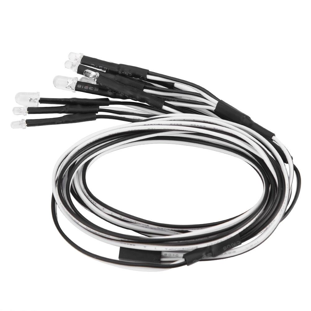 

10PCS 5mm3mm Headlights LED Lights RC Model Drift Car Accessory