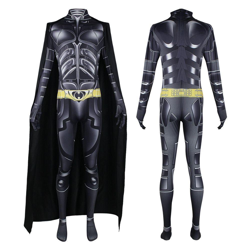 Tmavý rytíř Batman Bruce Wayne Body s pláštěm Halloweenský kostým
