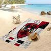 Asciugamano da Spiaggia con Stampa Calcio Austriaca Asciugatura Rapida Super Assorbente Morbido Asciugamano da Bagno per Nuoto Spiaggia Viaggio Souvenir Regalo