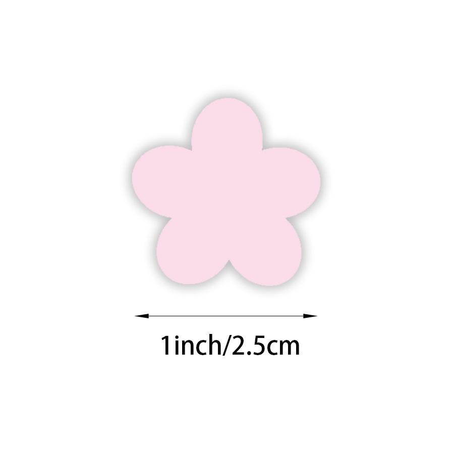 Heart-Shaped Love Stickers - 500 Self-Adhesive Labels per Roll