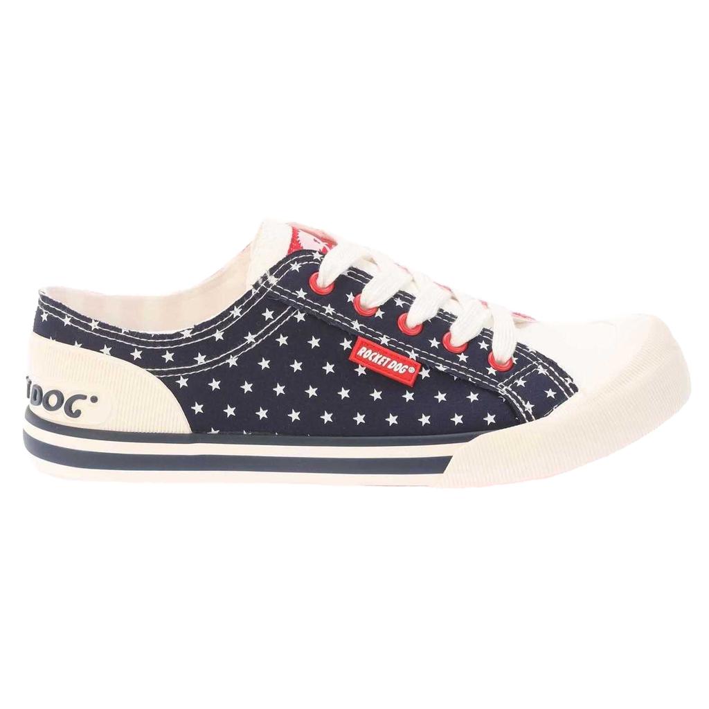 ROCKET DOG Womens/Ladies Jazzin Spangle Banner Trainers