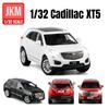 1/32 Cadillac XT5 SUV Sport Toy Car Model Diecast Alloy Vehicle Miniature Sound & Light Collection Gift for Boy Children