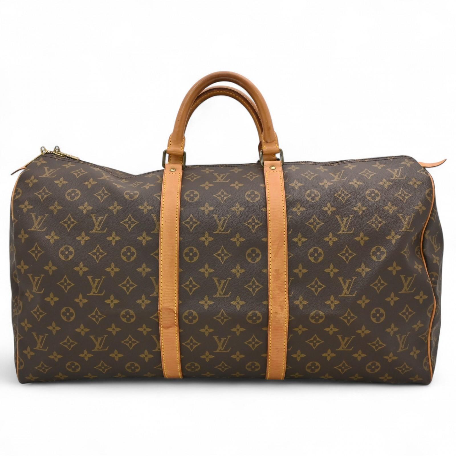 

Оригінал LOUIS VUITTON Monogram Keepall 55 Бостонська сумка lv4141cc