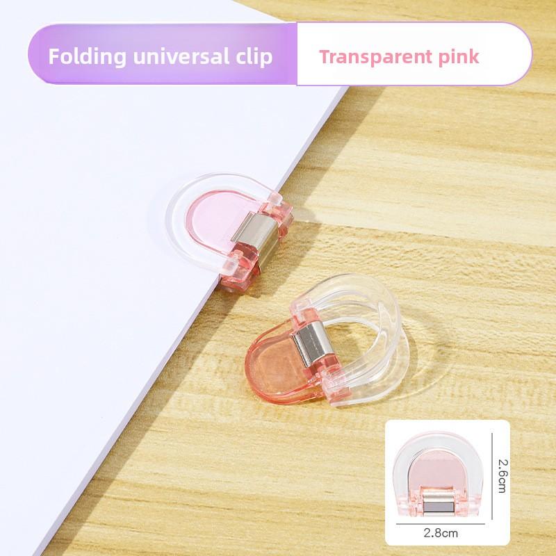 Transparent Long-tail Clips, Bill Document Binding Clips, Folder Traceless Binding, Planner Clips, Snack Sealing Clips