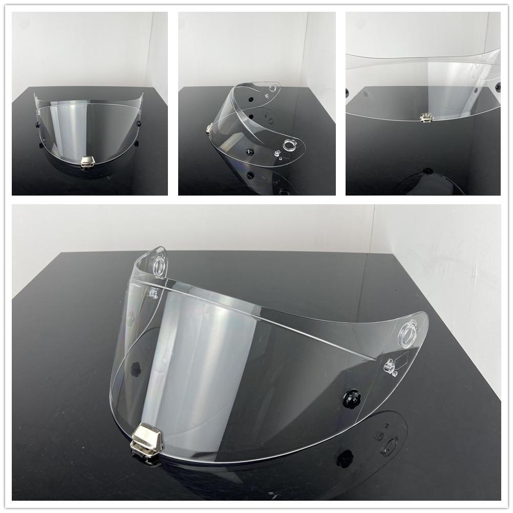 Visera Rpha11 para HJC HJ26 Rpha 70 Protector Solar a Prueba de Polvo y Viento Película Protectora Facial para Casco Galvanizada Antivaho