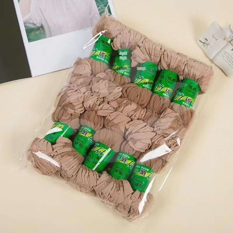 Meias Curtas Femininas Ultrafinas Respiráveis de Cristal - Anti-Fio Puxado, Invisíveis, Boca Baixa, Preto e Nude